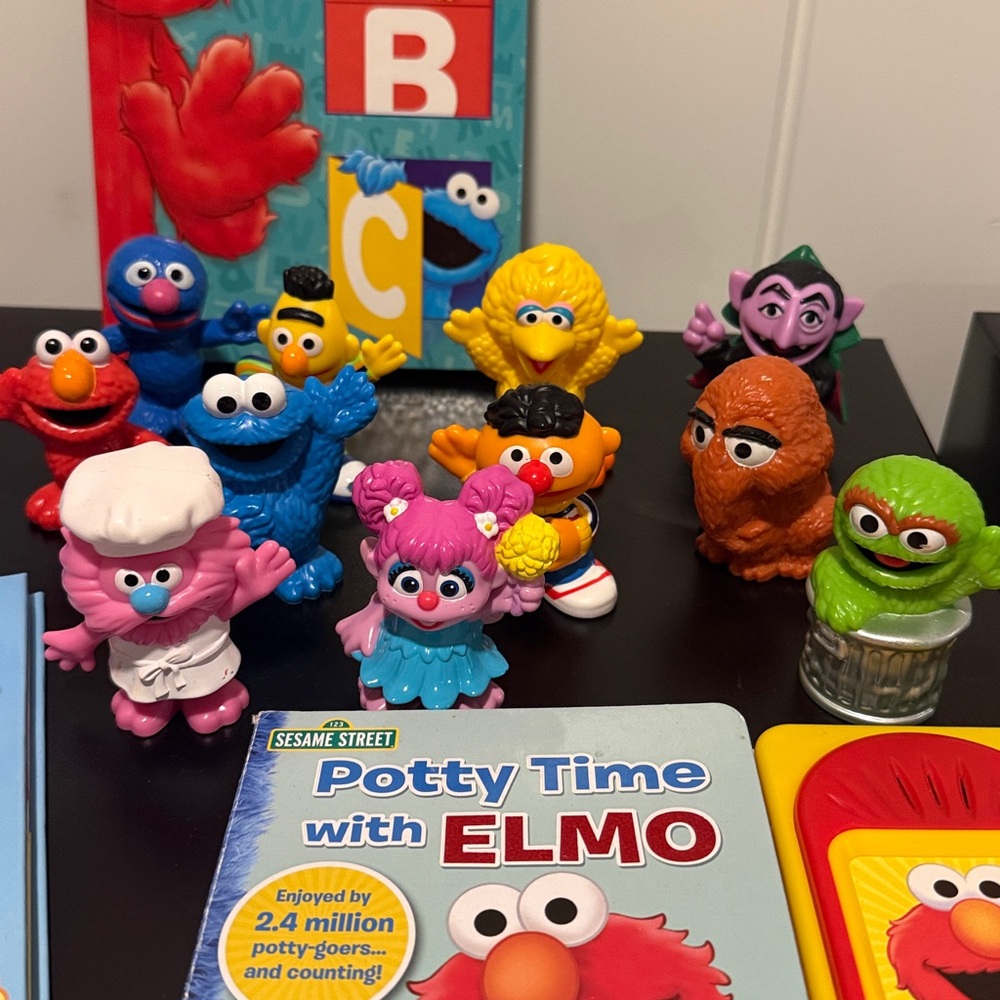 Sesame Street Books and Toy Characters - Picture 2 of 6